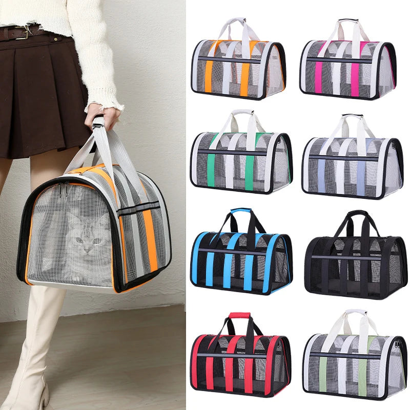 Pet Carrying Bag Supplie Pet Outing large capacity portable Pet bag for outdoor use breathable suitable for all seasons Shoulder