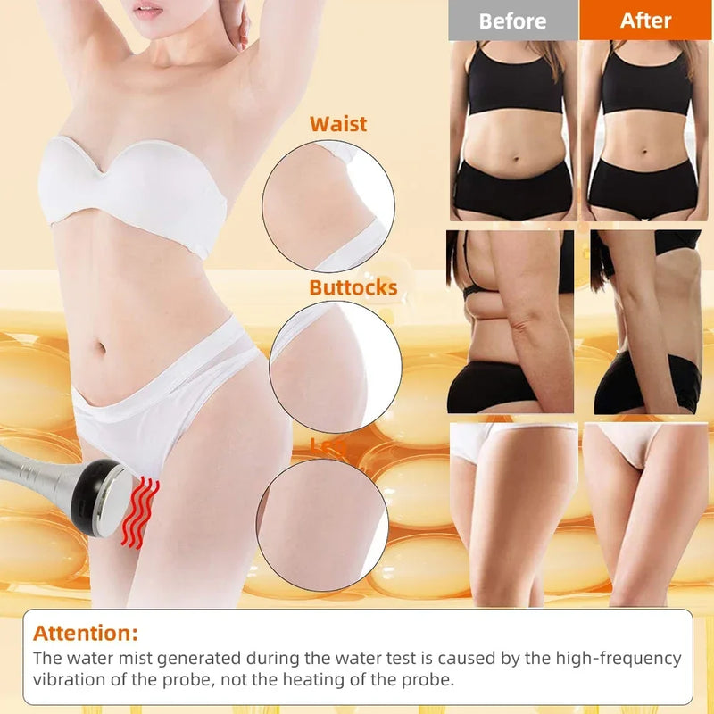 40K 3/4IN1 Cavitation Ultrasonic Body Slimming Machine  Beauty Device Facial Massager Skin Tighten Face Lifting Vacuum Suction