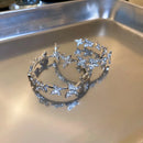 New Fashion Geometry Earrings  Earrings for Women Golden Zircon Dangle Earrings Valentines Day Anniversary Birthday Jewelry Gift