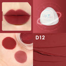 FOCALLURE 12 Colors Lip Cream Smooth Matte Lipstick Waterproof Long Lasting Moist Lip Cheek Dual-Use Women Beauty Cosmetic