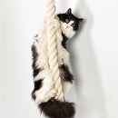 140cm Sisal Rope Cat Climber Tree Wall Mounted Scratching Post Interactive Play Toys Jungle Gym for Indoor Cats Pet Furniture