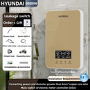 Calentador de agua eléctrico inteligente, calentador de agua sin tanque, máquina de baño caliente rápido para el hogar, ducha caliente para baño de hotel o apartamento