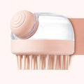 Silicone Shampoo Head Scalp Massage Brush Silicone Body Brush Hair Washing Comb Bath Spa Shower Brush Add Liquid Bathing Brush