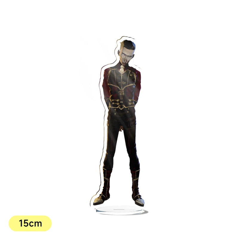 Anime Arcane League of Legends Jinx Vi Acrylic Acrylic Stand Cosplay Model Plate Desk Decor Standing Sign Prop Fans