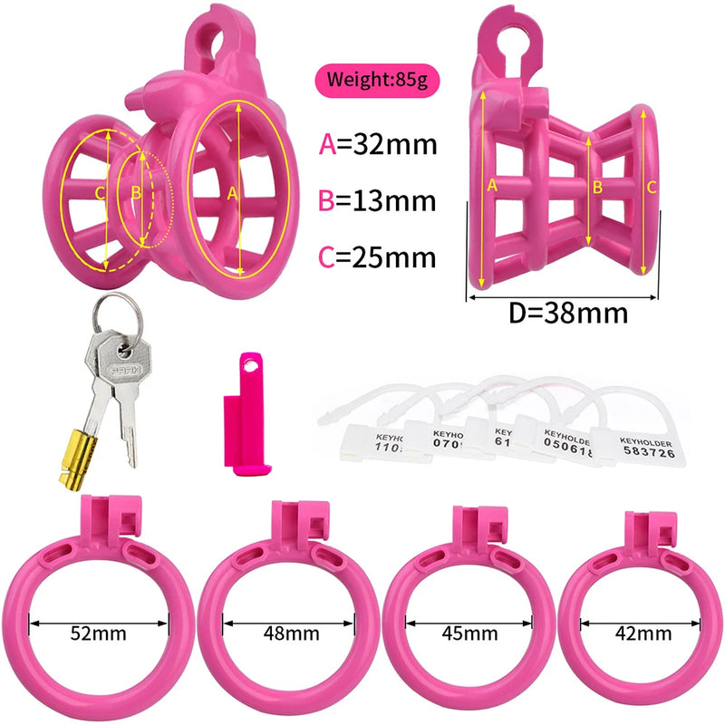FRKO Negative Hollow Fish Basket Sissy Chastity Cage Chastity Strap Belt 정조대 Sadism BDSM Advanced Player  Sextoys Femboy Men 18+