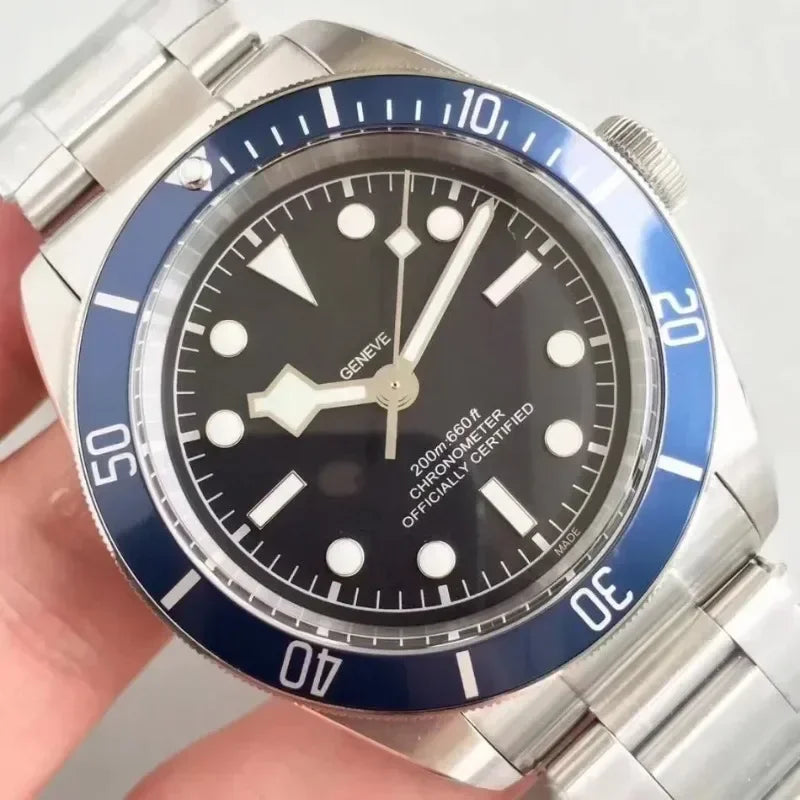 2024VIP  DDUO  Black Bay Quality Top Watches 41mm Men With Gift Box Sapphire Crystal Automatic Mechanical A02