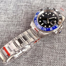 Gold Tow Tone NH34A GMT Movement Diving Watch for Men Automatic Watches Mechanical Swim Jubilee Bracelet 200m Waterproof Date