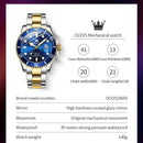 OLEVS Men Automatic Watch Luxury Diving Watch Waterproof Luminous Stainless steel Business Mechanical Watch for Men reloj hombre