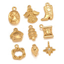 3Pcs/Lot Christmas Candy/Xmas Tree/Gingerbread Bear/Snow House Charms Pendant For Bracelet Necklace Earrings DIY Jewelry Making