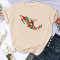 Mexico t shirt women graphic top girl manga y2k clothing