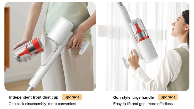 Xiaomi Mijia Wireless Vacuum Cleaner 2 Lite, 5-fold High Efficiency Filtration,16kPa Cyclone Suction,Handheld Vacuum Lightweight
