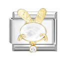 3D Charm Bracelet Rabbit Sun Flower Moont Italian Charm Links Fit 9mm Bracelet Stainless Steel Jewelry DIY Making Birthday Gift