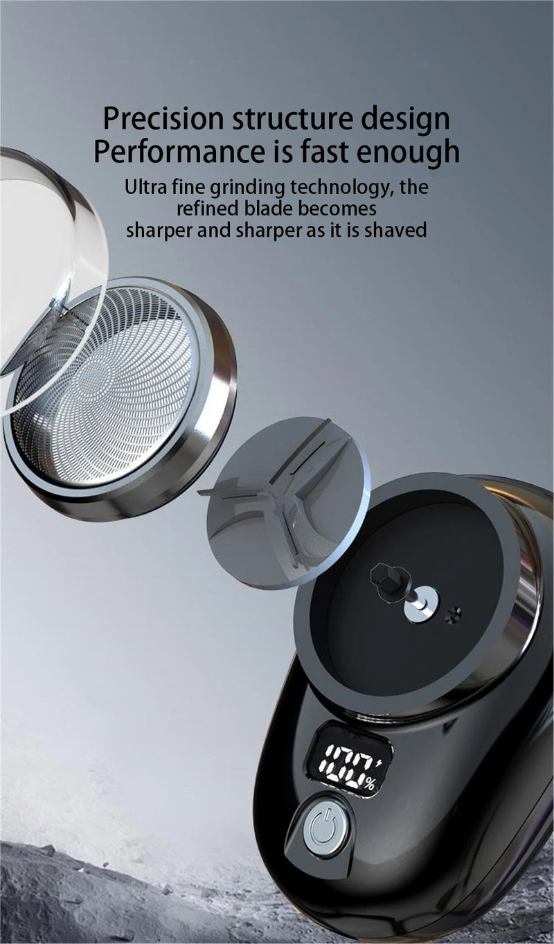 Usb Mini Shave Pocket Size Portable Electric Shaver Rechargeable Razor Men Mini Travel Electric Shaver Portable Pocket Razor