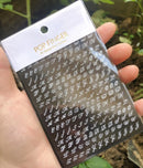 Newest Black Numbers English Letter Design 3d Self Adhesive Decal Slider DIY Decoration Manicure Tools Nail Sticker Accessories