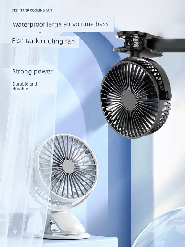 Fish Tank Small Fan Cooling Artifact Fish Globe External Circulation Heat Dissipation Refrigerator Aquarium Applicable Refrigerator