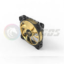 PC Case Fan Metal Sticker ROG MSI AORUS Label Gold-plated Cooling Fan Sticker Chassis Sticker GPU Decorative Sticker