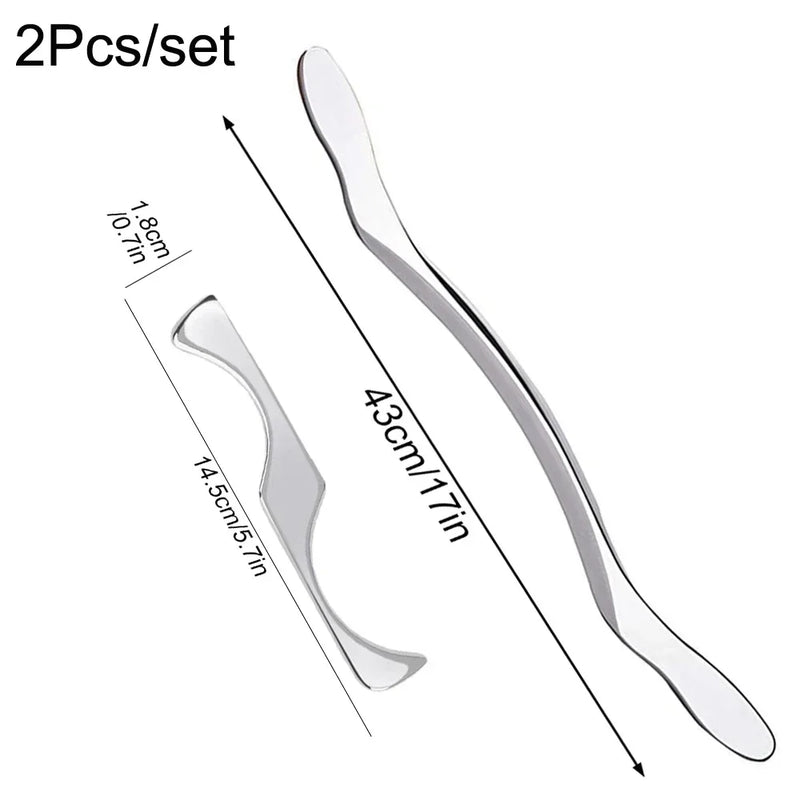 1/2/4/5/7pcs Stainless Steel Gua Sha Scraping Massage Tool IASTM Tools Help Relieve Sore Muscles,Soft Tissue Mobilization Tool