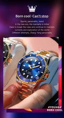 OLEVS Men Automatic Watch Luxury Diving Watch Waterproof Luminous Stainless steel Business Mechanical Watch for Men reloj hombre