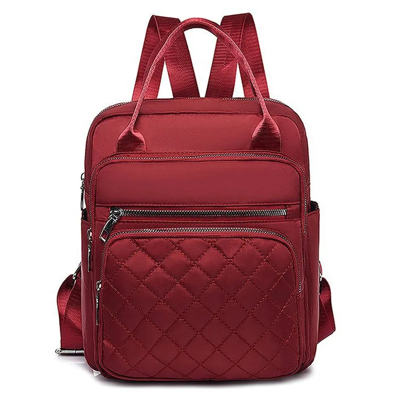 Women Backpack 2023 Travel Casual Waterproof Women's Shoulder Bags Female Large Capacity Oxford Rucksack Black Purse