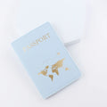 2023 Lover Couple Passport Cover Hot Stamping Simple Plane Women Men Travel Wedding Passport Covers Holder Fashion Wedding Gift