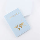 2023 Lover Couple Passport Cover Hot Stamping Simple Plane Women Men Travel Wedding Passport Covers Holder Fashion Wedding Gift