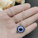 Vintage Türkiye Blue Eye Pendant Necklace Women's Earrings Blue Medusa Devil's Eye Party Lucky Earrings Fashion Jewelry Set Gift