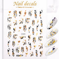 1 Pc Nail Strip Stickers Black/Gold/Rose Gold/Silver Metal Strip Tape Nail Art Adhesive DIY Foil Tips Nail Sticker Decals NK11
