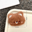 1PCS Cute Animals Frog Bear Panda Brooch Plush Rabbit Kawaii Badges Good Quality Pin For Kids Party Gifts Decoration On Bag Hat