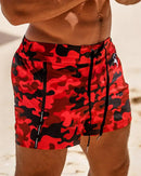 2023Mens Swim Trunks Quick Dry Beach Board Shorts Swimwear Beachwear with Pockets and Mesh Lining Summer Men's Swim Shorts