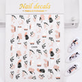 1 Pc Nail Strip Stickers Black/Gold/Rose Gold/Silver Metal Strip Tape Nail Art Adhesive DIY Foil Tips Nail Sticker Decals NK11