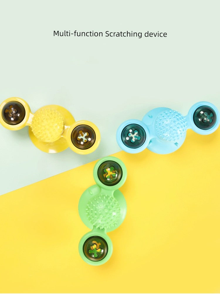 Cat Toy Self-Hi Relieving Stuffy Pet Turntable Cat Teaser Tumbler Windmill Supplies Kitty Toy Cat Toy