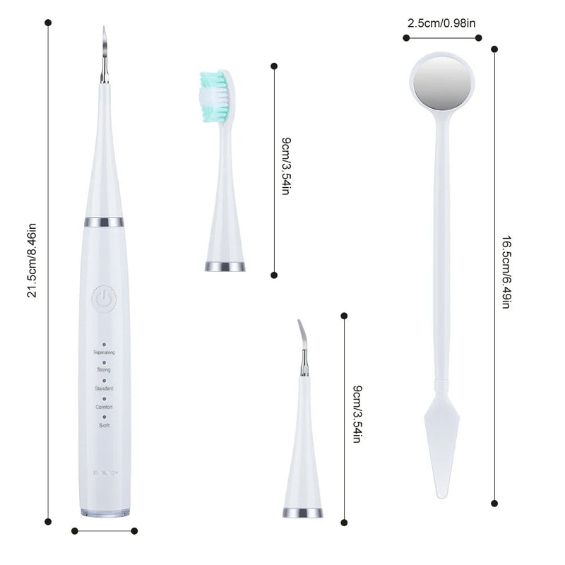 Cepillo de dientes eléctrico sónico recargable, limpiador de dientes, instrumento blanqueador, resistente al agua, dispositivo de carga rápida USB para cepillo dental.