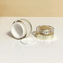 زجاجات فارغة قابلة لإعادة التعبئة عالية الجودة بسعة 30/50/100 مل، برطمان أكريليك أبيض لؤلؤي، زجاجة مستحضرات تجميل محمولة، برطمان لوشن كريمي، زجاجة مضخة