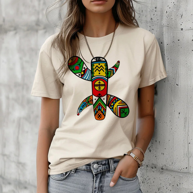 Amazigh top women anime graphic funny t shirt female funny harajuku clothing