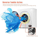 3.5 Cu Ft Compact Laundry Dryer 3 Front Load Stainless Steel Clothes Dryers with Exhaust Pipe Portable Dryer