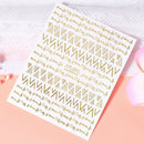 1 Pc Nail Strip Stickers Black/Gold/Rose Gold/Silver Metal Strip Tape Nail Art Adhesive DIY Foil Tips Nail Sticker Decals NK11