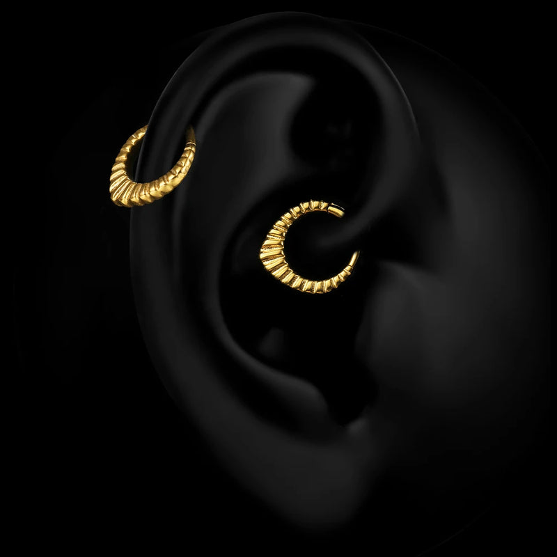 Casvort 1PCS Septum Rings Clip 316L Surgical Stainless Steel Nose Rings Tragus Helix Hoop Piercing Women Body Jewelry New Gift