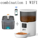 4L Pet Feeder Tuya WIFI Automatic Dog Food Dispenser Smart Cat Feeder 2L Cat Automatic Drinking Fountain Dog Water Feeder