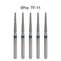 5Pcs/Bag Dental Diamond Burs Drill FG 1.6mm Bur For High Speed Handpiece Denspay Dental Bur Polishing Whitening Lab Material