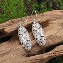 Retro Ethnic Style Carved Pattern Hypoallergenic Earrings Suitable for Women Fashionable Elegant Charming Jewelry Girls Gifts