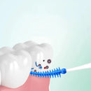 Interdental Silicone Brushes 200 Units Dental Toothpicks Brush Between Teeth With Thread Oral Cleaning Tools