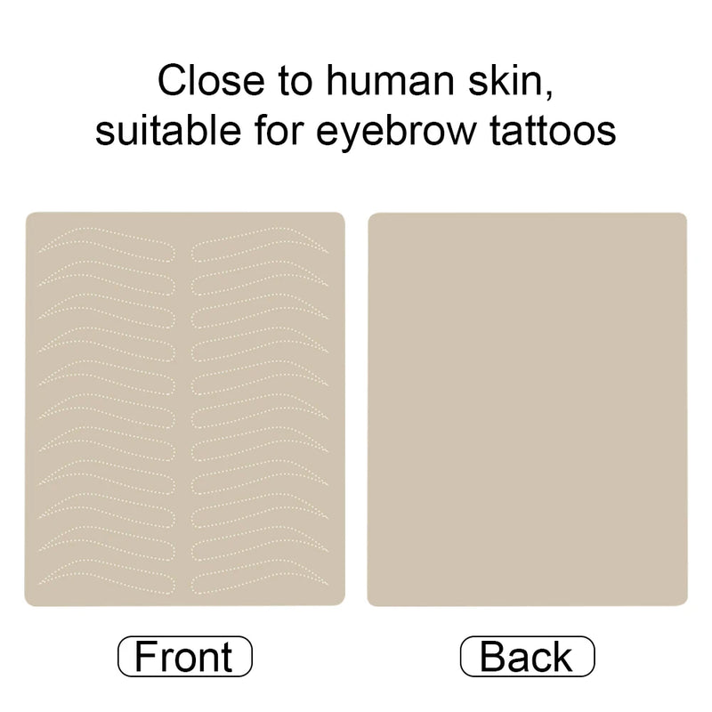 3/5/10PCS Eyebrow Tattoo Practice Skin Latex Microblading Practice Skin Tattoo Skin Practice Sheet Special Eyebrow Designs