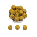 Kovict 14/17mm 10pcs Hexagon Silicone Beads For Jewelry Making Silicone Bead To Make Bracelets Necklace Making Accessories