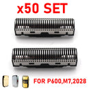 PARA P600, M7, 2028 Juego de cuchillas de repuesto Sistema de afeitado Afeitadora eléctrica para hombres Accesorios para afeitadora