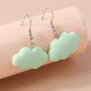 Aihua Acrylic Rain Clouds Earrings Long Tassel Rain Star Pendant Earrings Handmade Cute Cloud Earrings New In Jewelry Gifts