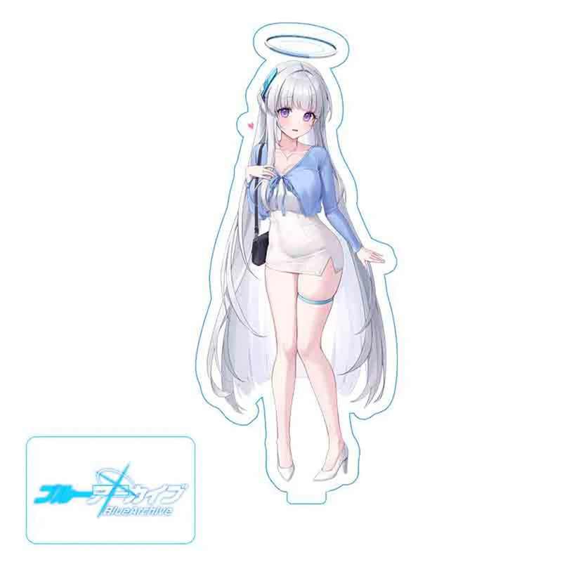 Figura de juego popular de archivo azul Takanashi Hoshino, cosplay de anime, soporte de acción acrílico, modelo de juguete, decoración, accesorio, colección de fans, regalo