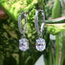 2024 New Bride Engagement Wedding Jewelry Elegant Shiny Mosan Diamond Beautiful Gift Milan Girl Fashion Pendant Earrings