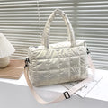 Space Pad Cotton Shoulder Bag Large Capacity Dwon Handbag High Quality Cloth Bag Winter Hot Crossbody Bag Portable Purse Bol