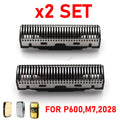 PARA P600, M7, 2028 Juego de cuchillas de repuesto Sistema de afeitado Afeitadora eléctrica para hombres Accesorios para afeitadora