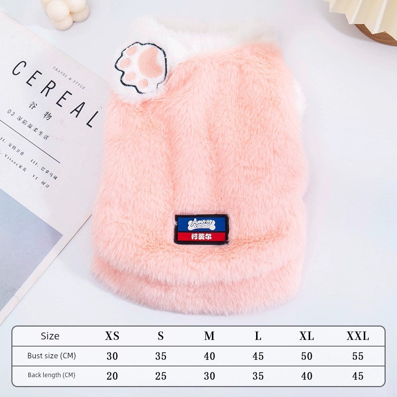 Dog Clothes Cute Dinosaur Vest Pet Small and Medium-Sized Dogs Schnauzer Spring and Autumn Cat Teddy Bichon Winter